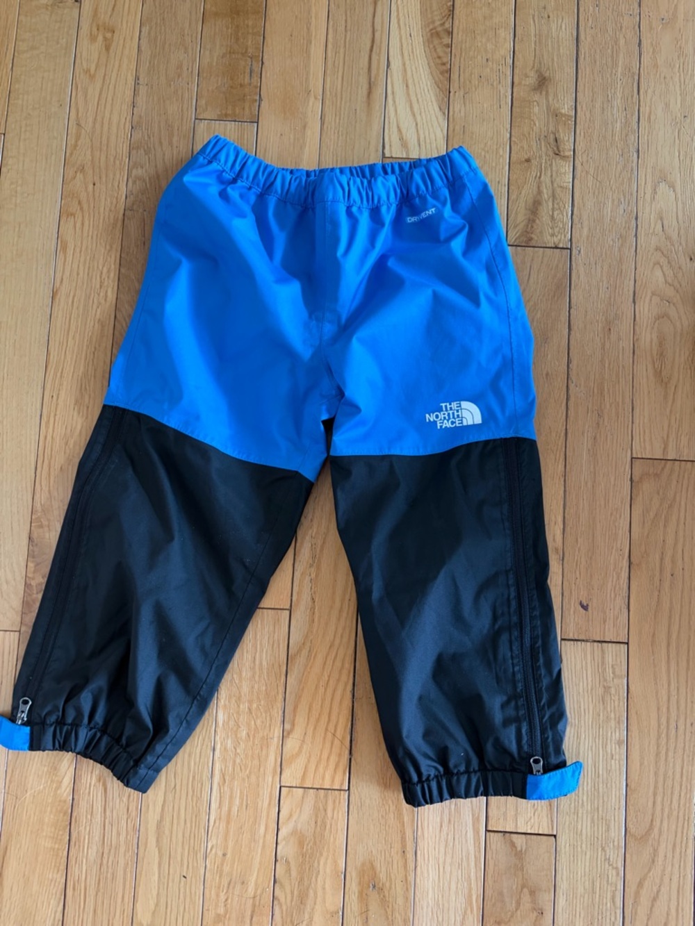 The North Face Kids Blue and Black Waterproof Rain Pants